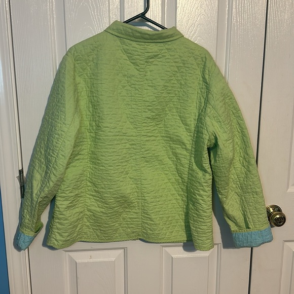 White Stag Women's  Lined Quilted Snap Close Jacket size Xl - Picture 8 of 8